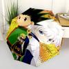 1 st Anime Karakters Automatisch Opvouwbare Paraplu Draagbaar 3-Vouws Ontwerp met IJzeren Frame, Perfect voor Buitengebruik, Feestelijke Cadeaus, Reizen, Dagelijks Gebruik, Geschikt