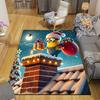 1Pc Minions Christmas Celebration Rug Office Carpet Indoor Outdoor Doormat Nonslip Soft And Comfortable Living Room Christmas Halloween Gift D91854