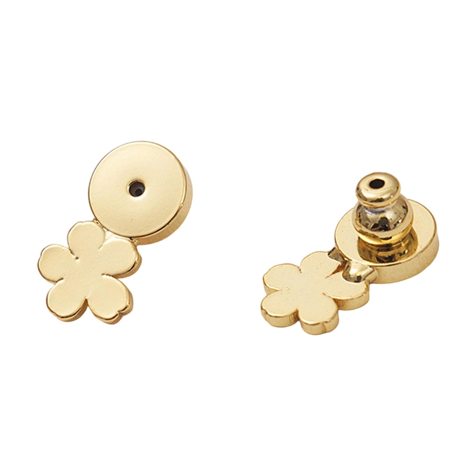 

Надійні важкі підкладки для сережок для відвислих мочок вух, регульовані силіконові застібки для сережок, зручні гіпоалергенні ювелірні аксесуари 2 золотий