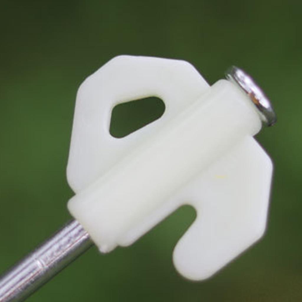 Piroane pentru Baldachine, Piroane din Aliaj pentru Cort cu Cap Luminos, Piroane pentru Curte, Pajiști, Piroane pentru Camping în Aer Liber pentru Fixări Corturi Prelaune Copertine