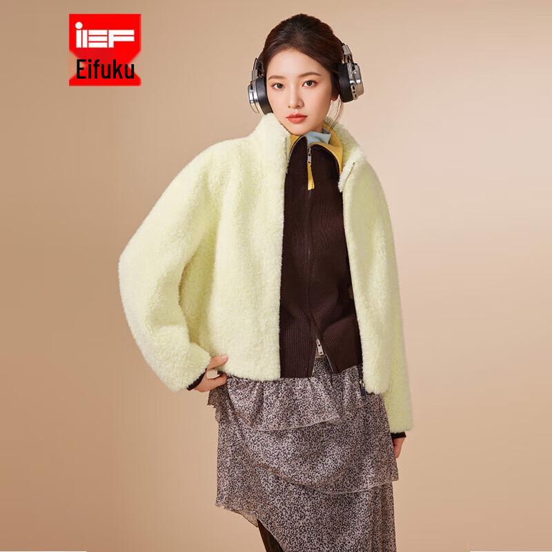 

IEF 2025 Зимнее плюшевое теплое пальто в корейском стиле One Size