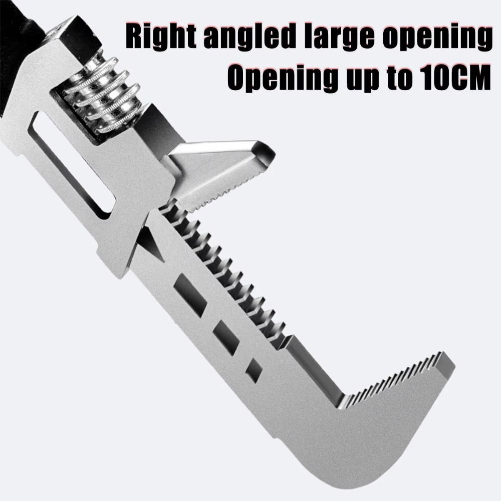 Large Open End Bathroom Sink Wrench Versatile Right-angle Wrench  Household