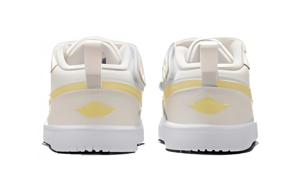 Jordan Air Jordan 1 Low Comfortable Slip Resistant Cushioning Low Top Toddler Shoes White Yellow Infant And Toddler FN7398-181