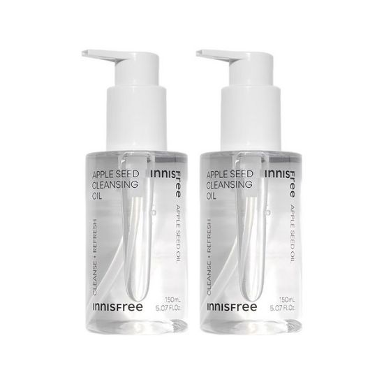

Innisfree Apple Seed Cleansing Oil Gentle Makeup Remover & Hydrating 150ml x 2pcs