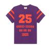 T Shirts Women's Purple Crew Neck Moderate Straight Fit 660744-XJD09-5137