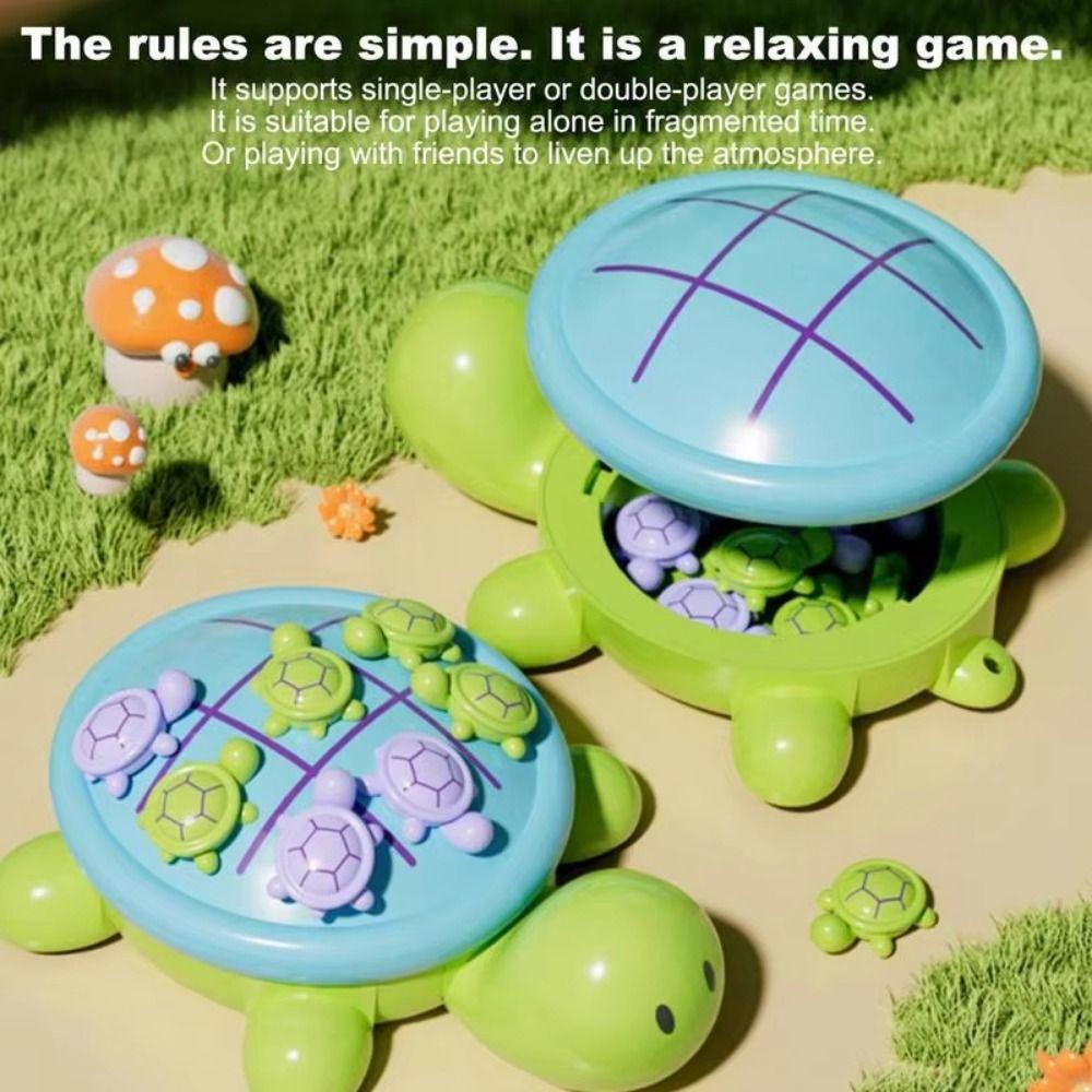 Cartoon Strategy Board Games Turtle Design Magnetic Brain Game  Classic Board Game