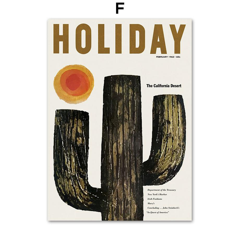 Bauhaus Herman Miller Woodstock Sailing Travel California Wall Art Canvas Painting Nordic Poster Print Picture Living Room Decor