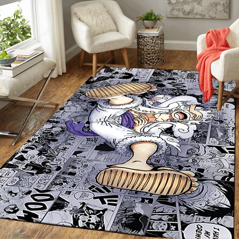 1Pc Whimsical Cartoon Character Rug, Office Carpet Indoor Outdoor Doormat, Non-Slip, Comfortable, Living, Christmas Halloween, Xmas Gift S1394