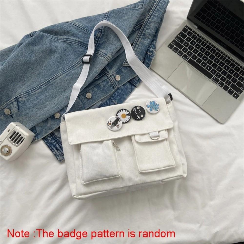 

Large Capacity Nylon Crossbody Bag Causal Sports Shoulder Bag Fashion Square Message Bag Outdoor