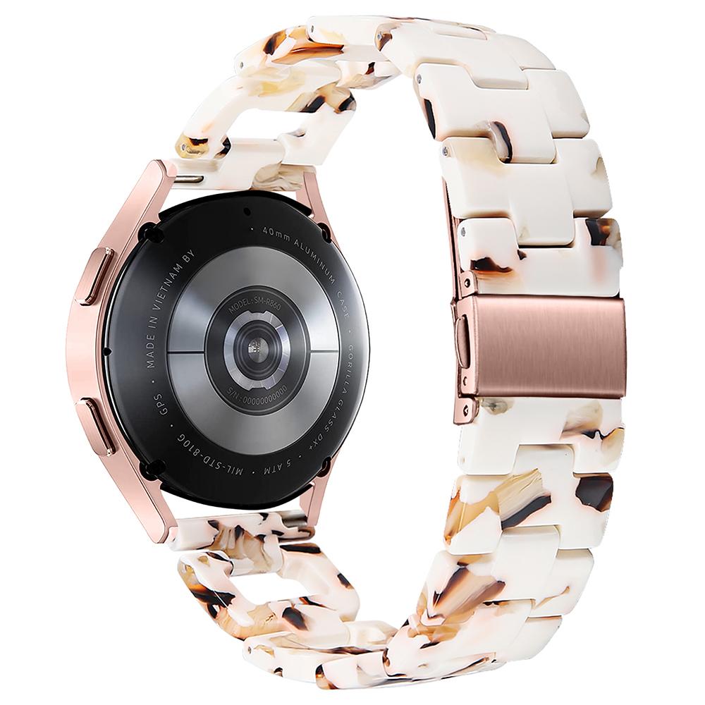 For Garmin Forerunner 245/245 Music Fashion D-Shape Resin Strap Bracelet Watchband