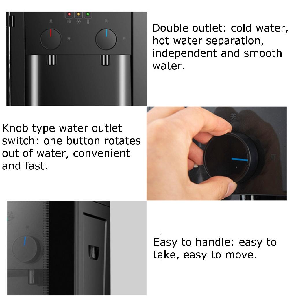 220V 50HZ Multi-function Hot/Cold Water Dispenser Desktop Electric Automatic Drinking Cooler For Home Office Coffee Tea Bar 550W