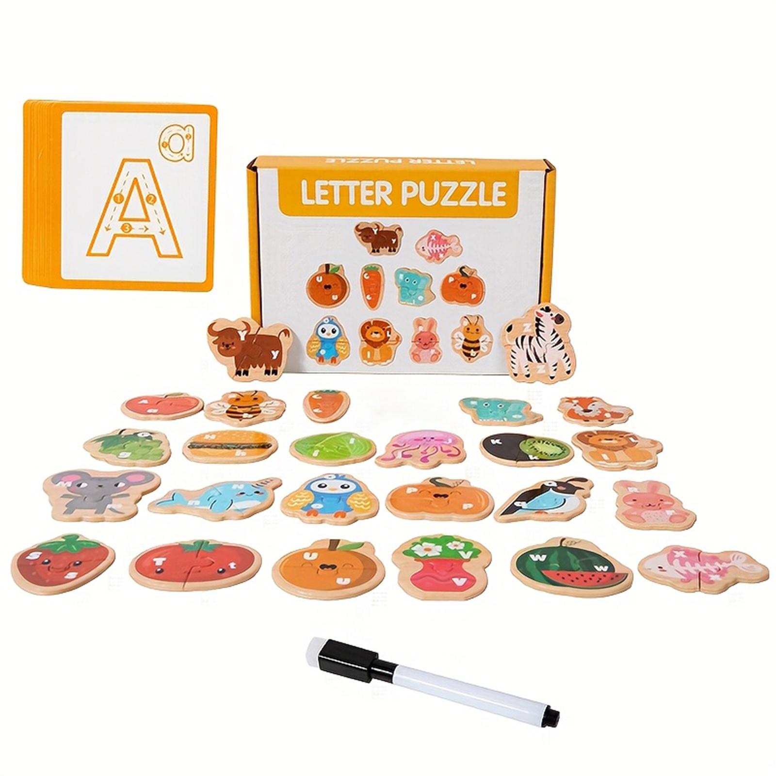 

Alphabet Puzzle, Children s Educational Toys, Letter Matching Toys, Early Education Toys Suitable For Babies,5ml One Size