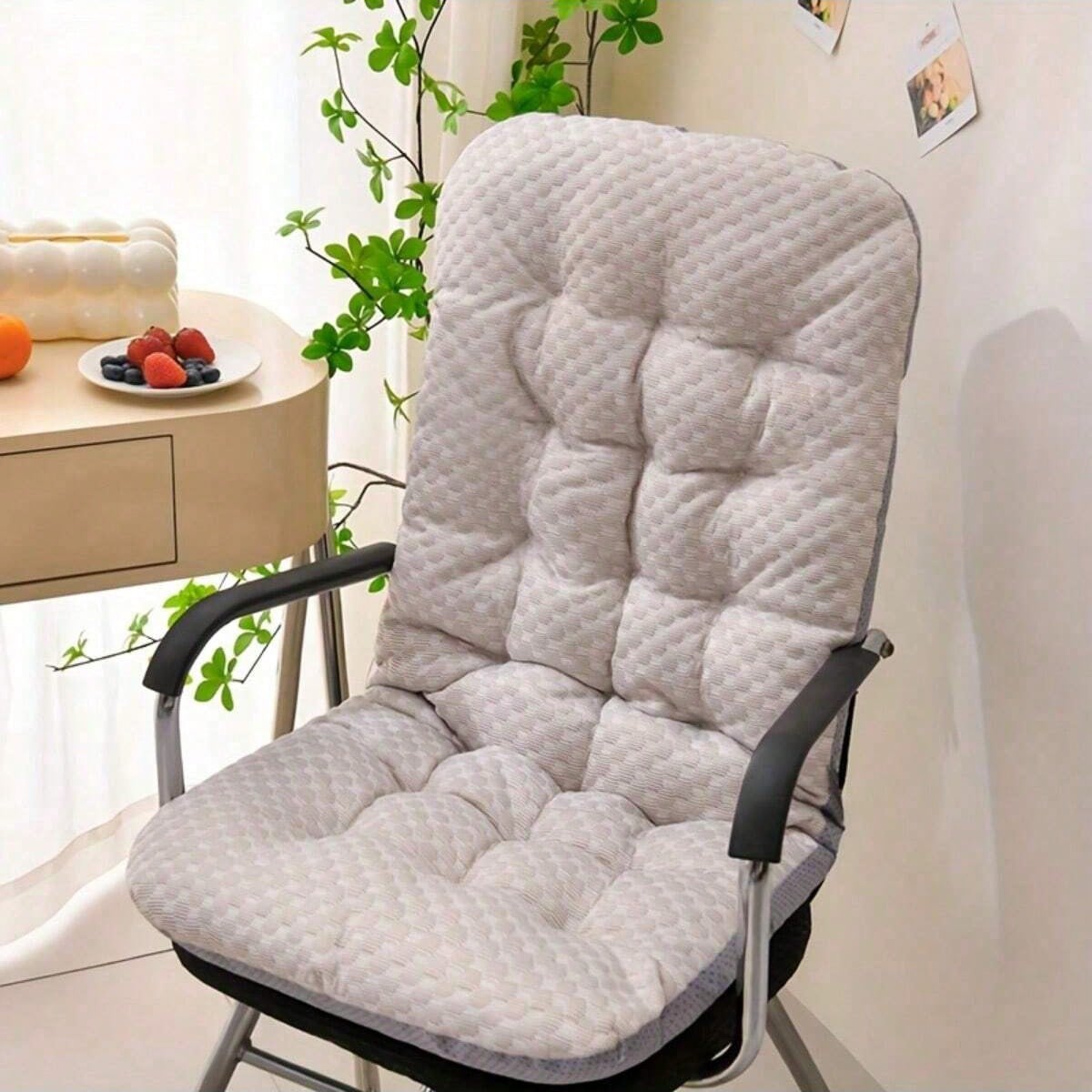 

1 Long Seat Cushion With Backrest, Used For Summer Office Seats 43x93cm