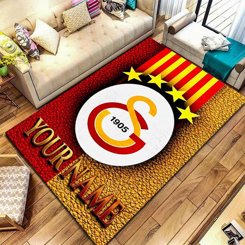 Galatasaray S Custom Name Carpet Rug for Living Room Bedroom Home Sofa Decoration,Kids play Non-slip Floor Mat