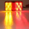 12V 80V LED Rear Tail Light High Lumen Electric Bike Scooter Waterproof Brake Stop Lamp for Safe Evening Rides