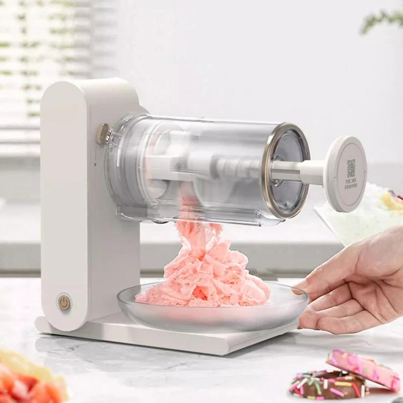 Маленькая коммерческая машина для снежного льда, машина для приготовления льда-снежинок, корейская машина для бинсу, дробилка льда, шейвер, машина для смузи