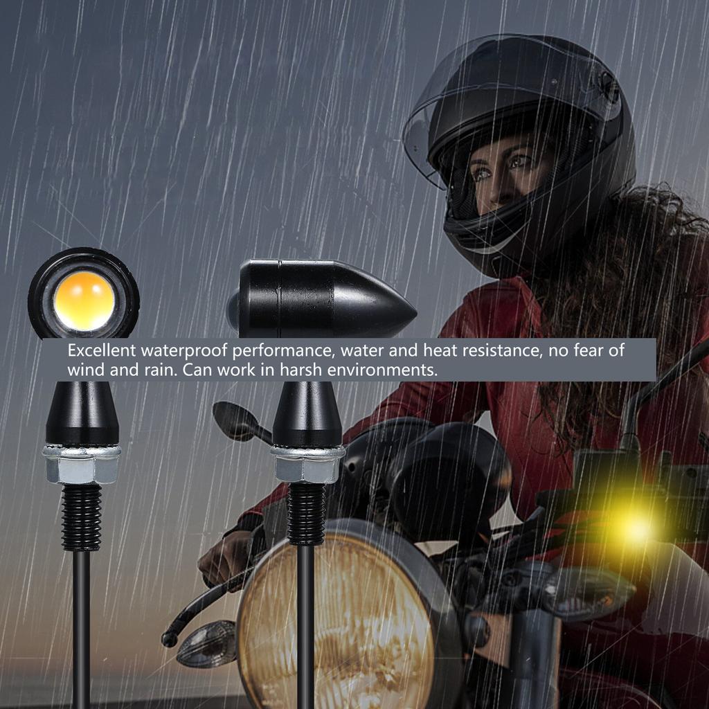 Universal Motorcycles Turn Signal Light Built Relays Flasher Led Flowing Water Blinker Flashing Signal Lamp For XL883 2x