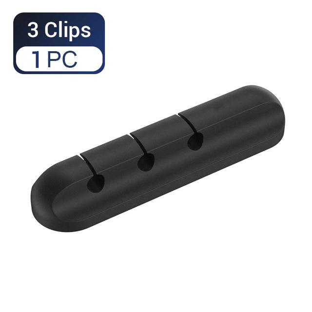 USB Cable Winder Desktop Management Cable Holder Mouse Headphone Wire Organizer