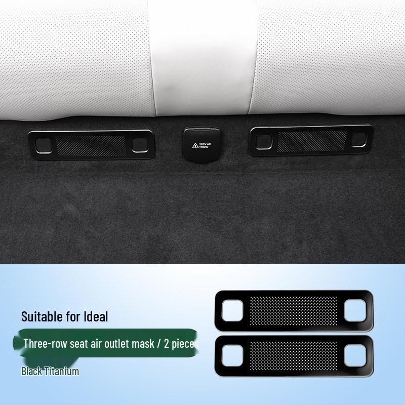 Li Auto L9 Rear Seat Air Vent Cover for L8, L7, L6 Interior AC Modification