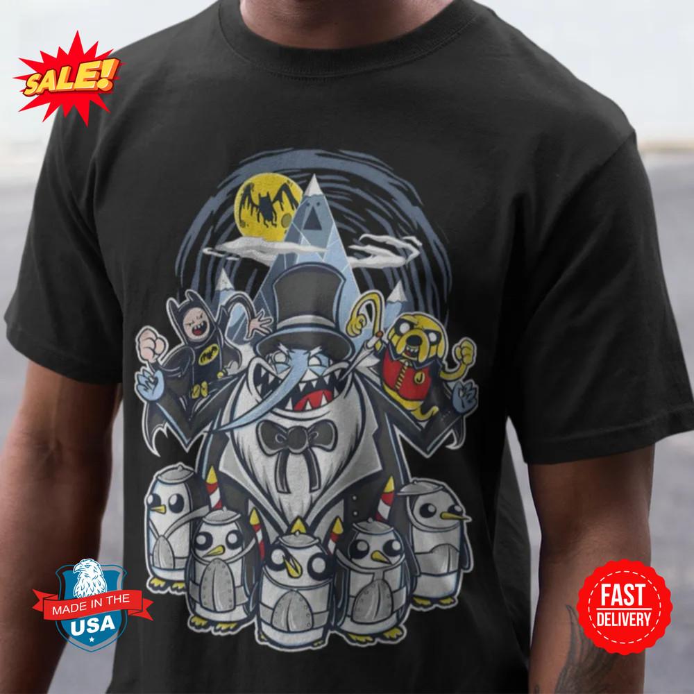 Пингвин Время Ледяной Король Время Приключений Классическая Футболка 2XL