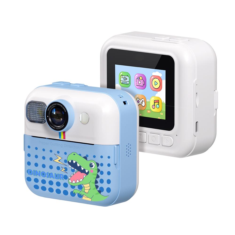 

CP02 2.4-inch Screen Kids HD Digital Camera Mini Thermal Photo Printer Blue