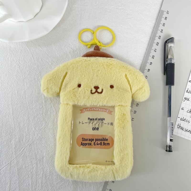 

Мультяшный брелок с животным: 3-дюймовый прозрачный держатель для карт и защитный рукав