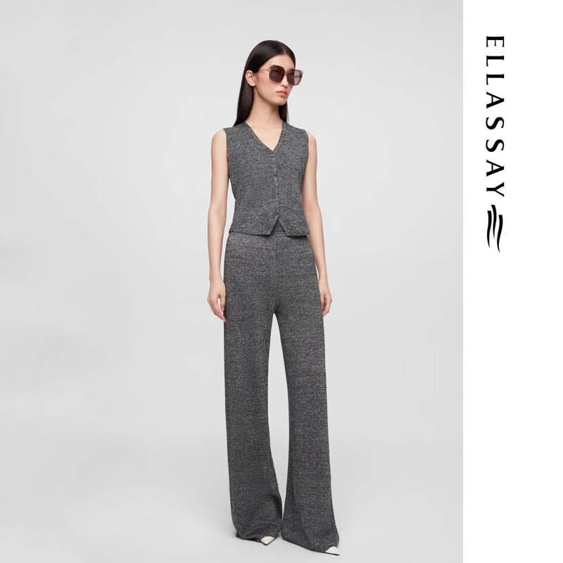 ELLASSAY Relaxed Fit Drape Trousers EWE361M08300