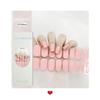 Transparent Nude UV Gel Nail Art Stickers: Semi-Cured, Semi-Baked Manicure Sheets