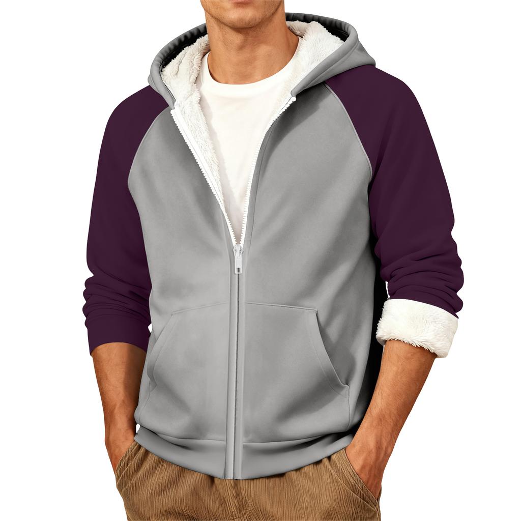 Ανδρικό Καθημερινό Ζεστό Μπουφάν με Κουκούλα