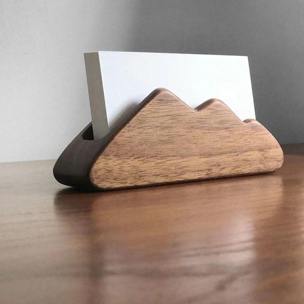 

Ящик для хранения, деревянный органайзер для карт, настольная полка, подставка для визиток, стойка для визиток