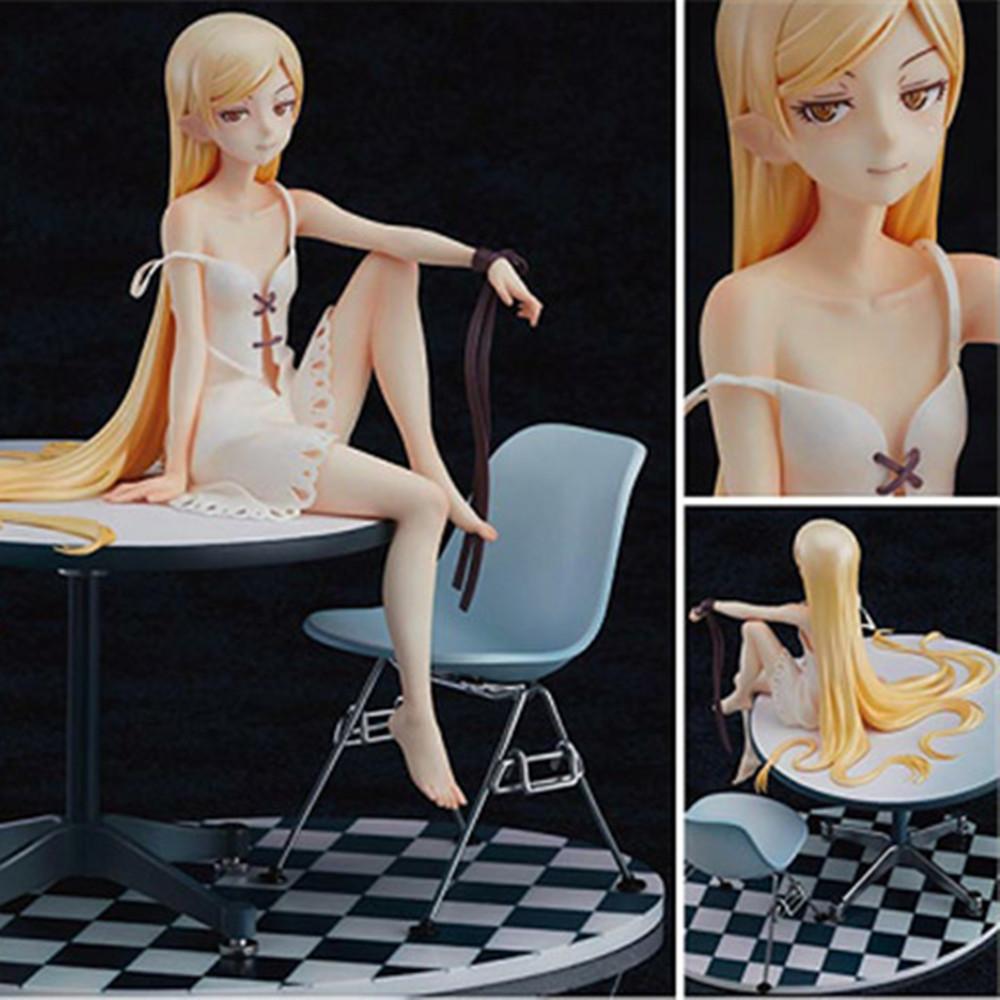 Anime Bakemonogatari 1/8 Oshino Shinobu 20cm Static Products of Toy Models of Surrounding Figures and Beauties without box