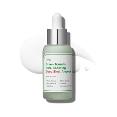 Ampoule Deep Shot à la tomate verte, booster de pores, 30 ml
