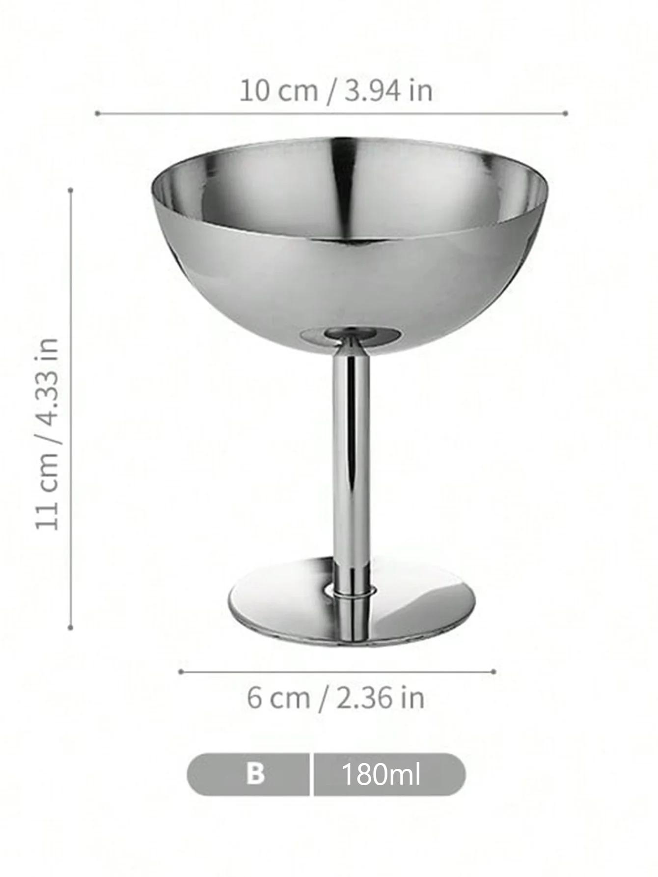 

1 шт. Десертная тарелка, Овощная миска, Чашка для мороженого из нержавеющей стали, Высокая чашка, Чашка для пудинга для послеобеденного чая, Милые тарелки