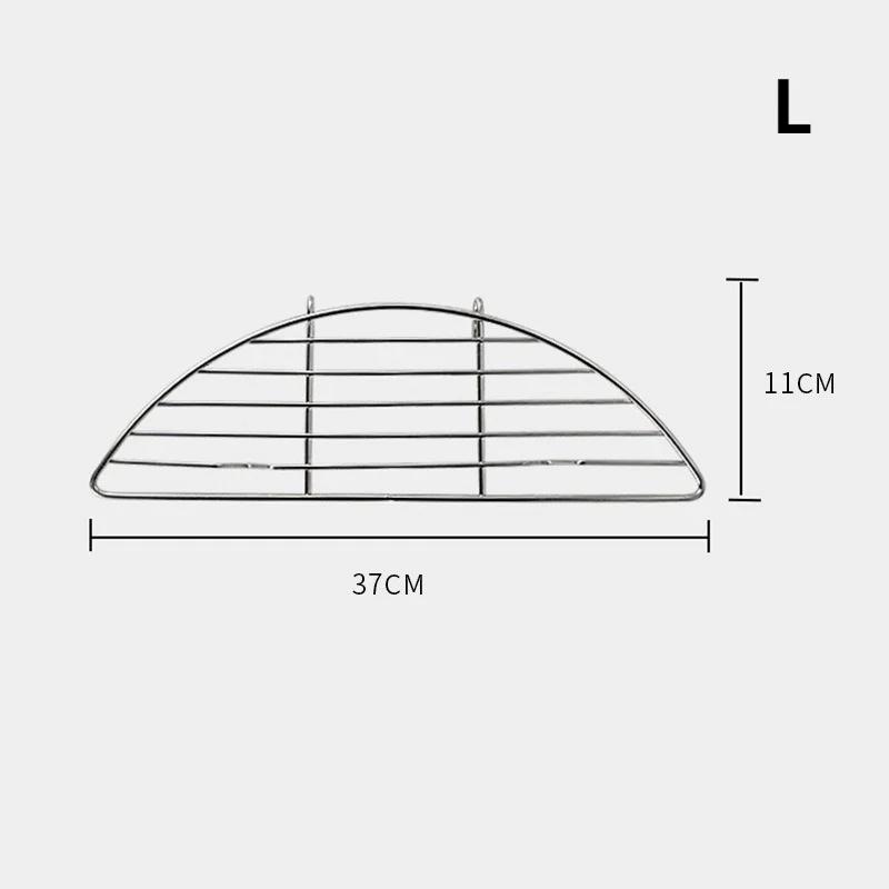 Barbecue Grid Camping Cooking Baking Net Stainless Steel Cooling Rack Wire Grid Cake Rack Fire Cooking Grill Indoor Outdoor