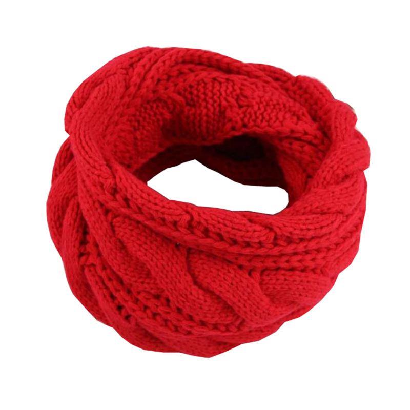 Bufanda Circular De Punto Para Mujer Y Hombre - Talla única, Tejido De Algodón Polar Suave, Abrigada Para Invierno