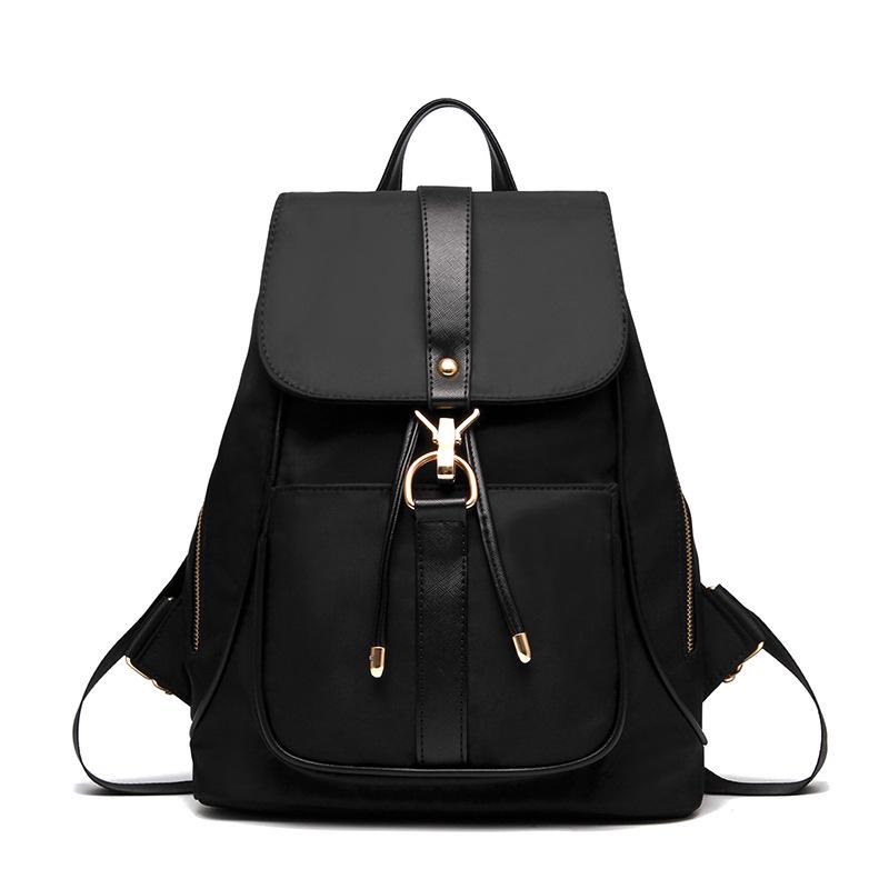 2025 Women's Large Capacity Oxford Cloth College Backpack - New Korean Style Student Travel Bag