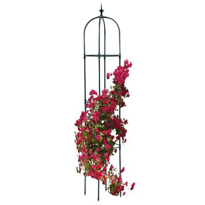 113/151cm Treliça de Jardim de Metal Suporte para Plantas Trepadeiras Flores Suportes Altura Ajustável Decoração de Quintal Externo de Alta Qualidade