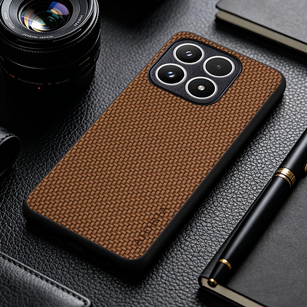Phone Case: New Stylish Business Casual Phone Case for Xiaomi 17T Pro 17 Pro Max Ultra Faux Carbon Fiber Synthetic Leather Phone Cover