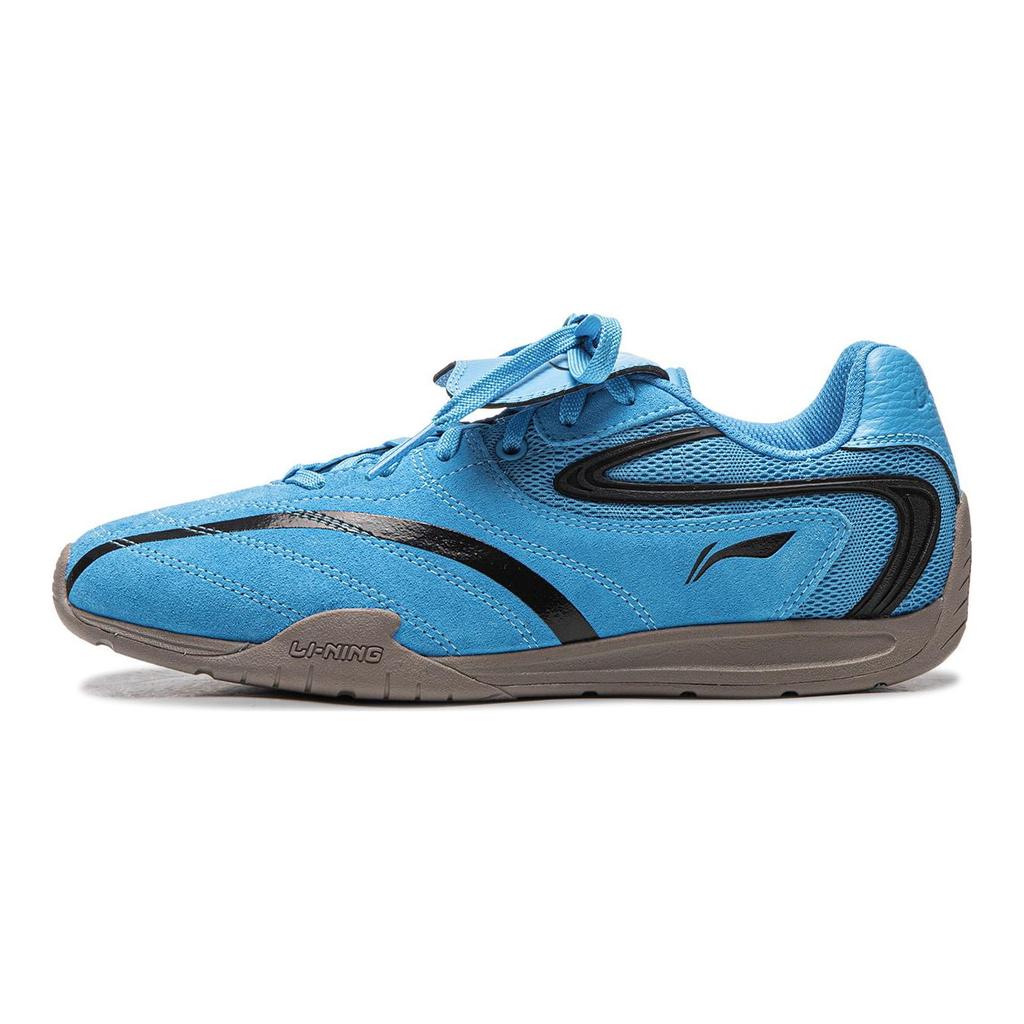 Li Ning Film Pulse Slip Resistant, Abrasion Resistant, Lightweight Low Top Casual Shoes Women's Time Space Blue AGLV136-11