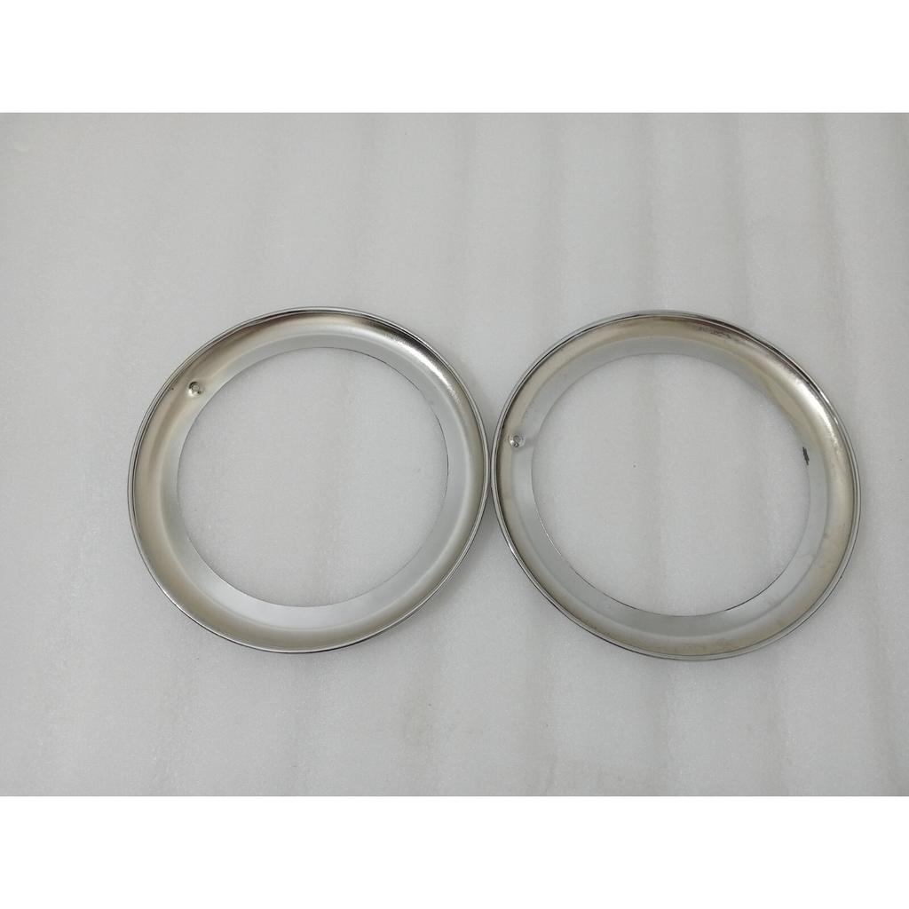 Headlight Retaining Set Bezel Chrome Rim Trim 8" For Willys Jeeps Truck |Fit For