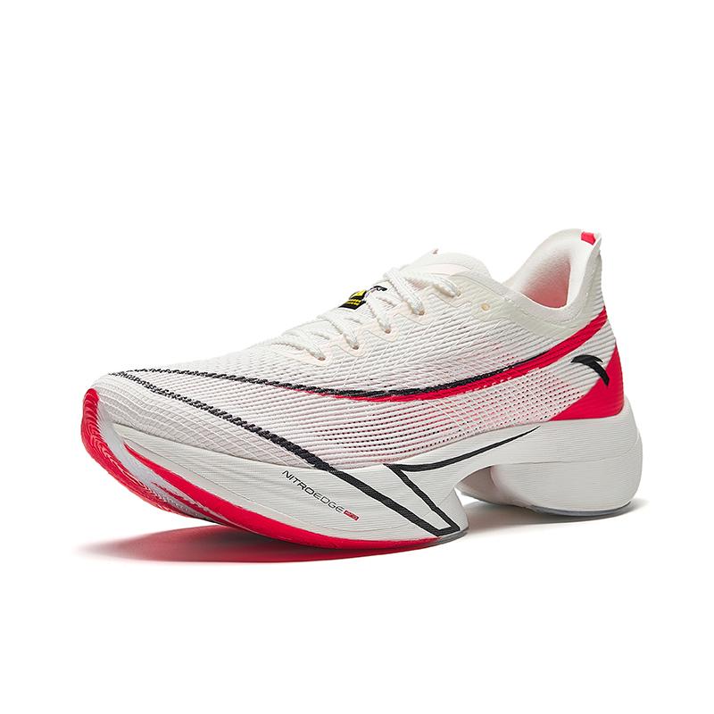 Anta C10 Pro Comfortable Simple Non-Slip Wear-Resistant Shock Absorbing Low-Top Casual Running Shoes Women sneaker White Red Black 122445574-5