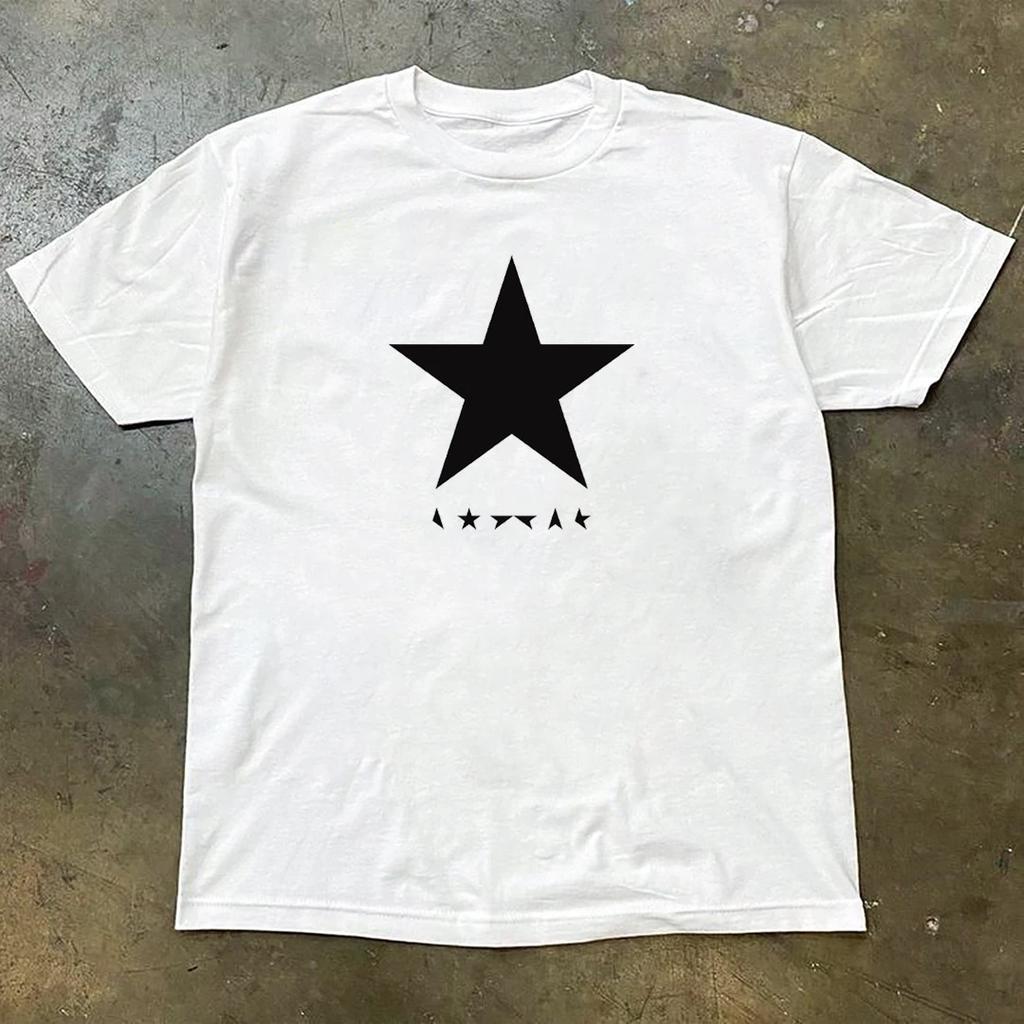 Kurzarmhemd Blackstar Dark Star Schweres Reines Baumwoll-Rundhals-T-Shirt