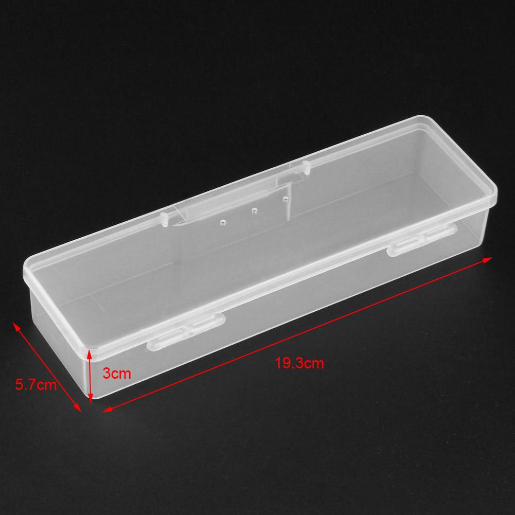 Plastic Nail Bits Grinder Storage Rack Transparent 3 Row 10 Holes Empty Machine Organizer Drill Machine Organizer Stand Display