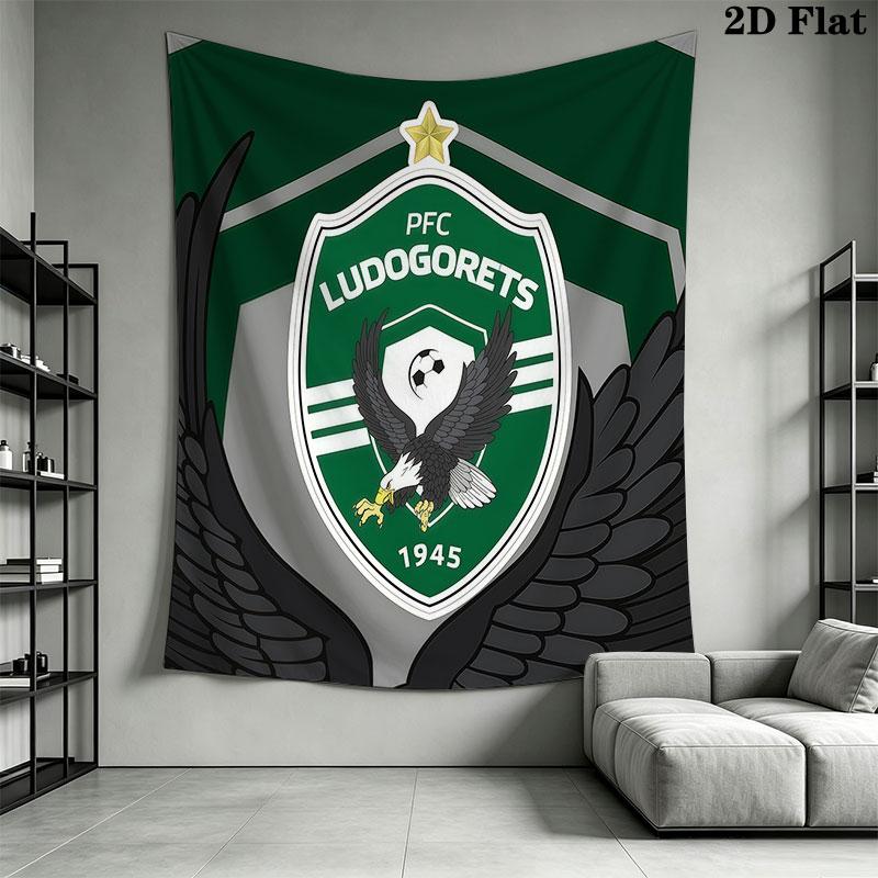 PFC Ludogorets Razgrad Wall Hanging Printed Fabric Blanket Decorative Tapestries for Bedroom Living Room Home Decor