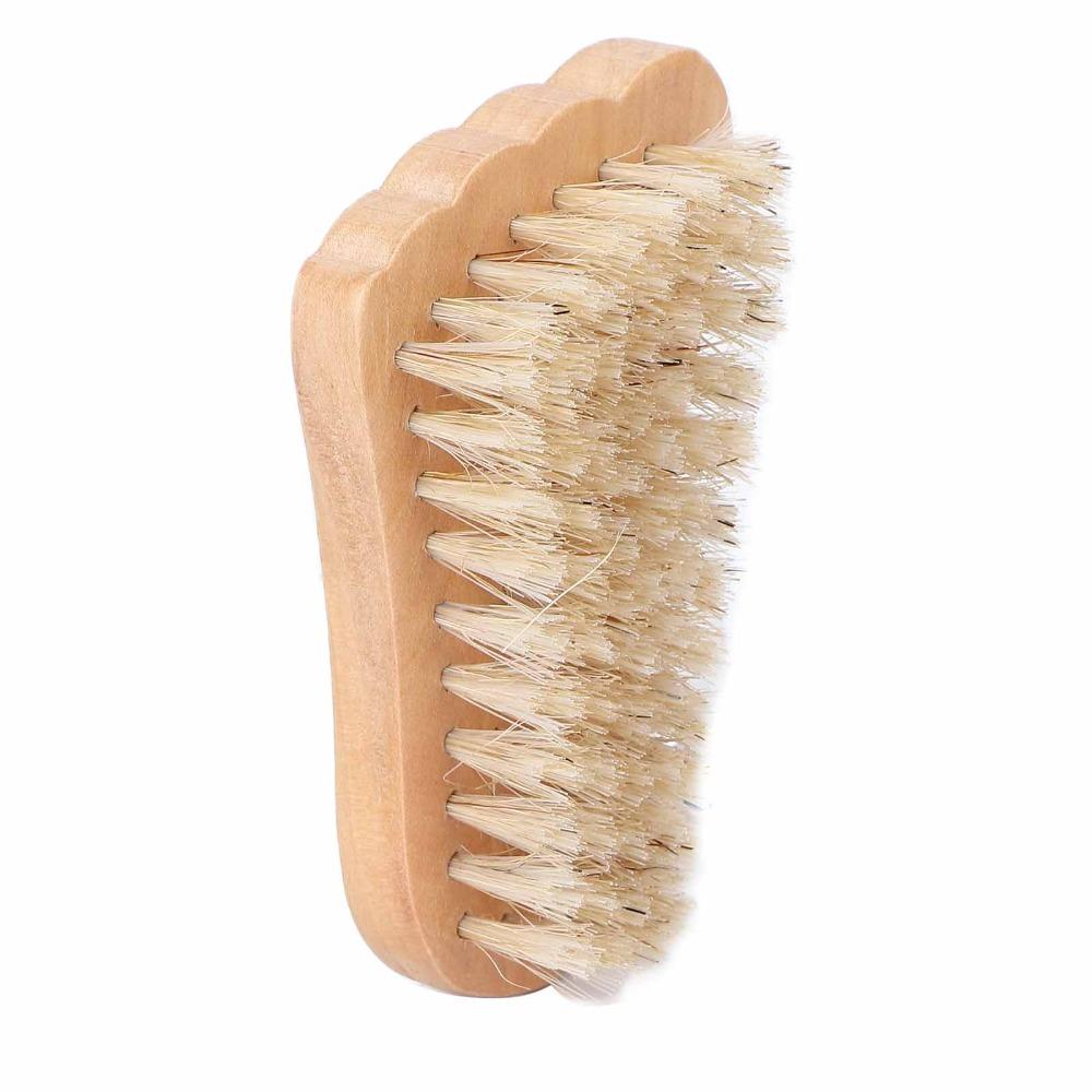 Wooden Fingernail Toenail Scrub Brush Pedicure Manicure Cleansing Brush  Nail Shops