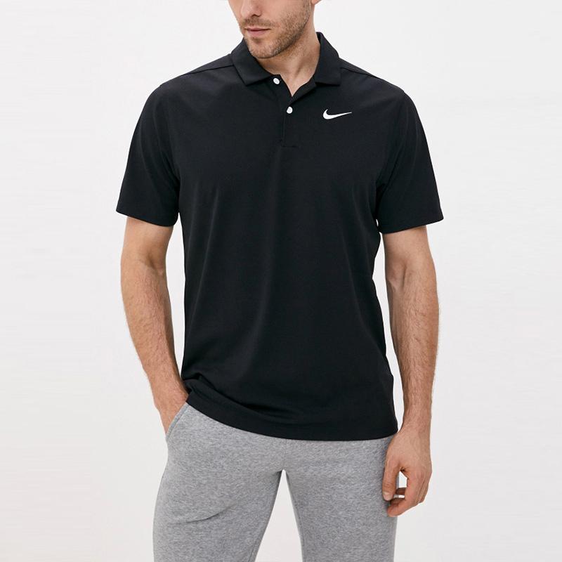 New Nike Polo Shirts Men Black CU9792-010