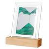 A44Z-Sand Art Moving Night Lamp Craft Quicksand 3D Landscape Flowing Sand Picture Hourglass Gift LED Table Night Light