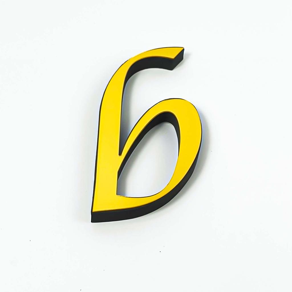 Lowercase A-Z English Mirror Wall Stickers - DIY Decorative Self-Adhesive Décor for Home & Bedroom