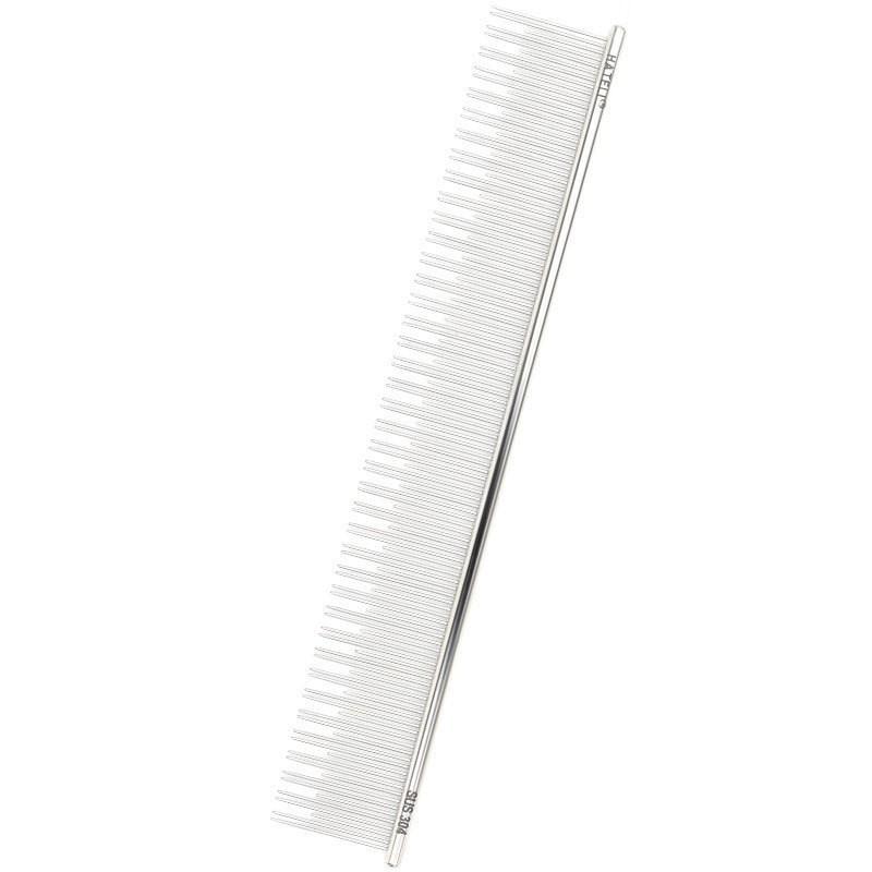 Pet Grooming Comb Dogs Cats Stainless Steel Pin Brush With Mixed Length Pins Loose Hair Removal