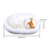 Plush Breathing Animal with Mat Simulation Furry for Doll Birthday Festival Gift